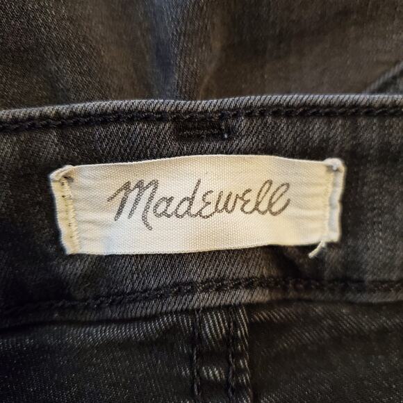 Madewell Curvy Roadtripper Skinny Jeans Washed Black Size 26 Classic Basic - Picture 13 of 16